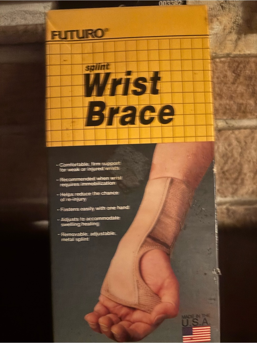 Futuro Beige Splint Wrist Brace with Thumb Support